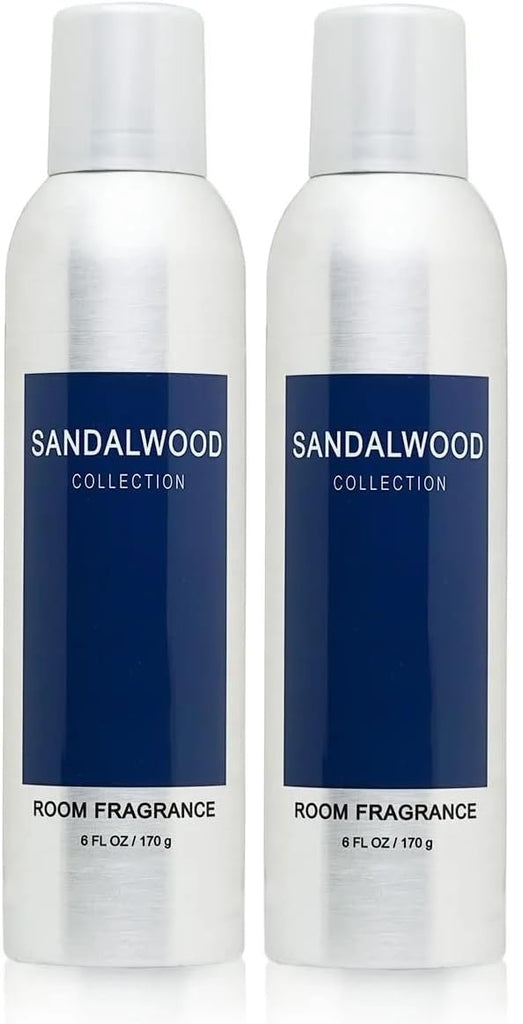 Room Spray Air Freshener Sandalwood - Concentrated Odor Neutralizer - 3 Pack, 6 oz Each