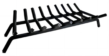 Fireplace Log Grate 36 inch 9 Bar Fire Grates Heavy Duty 3/4" Wide Solid Steel Indoor Chimney Hearth Outdoor Fire