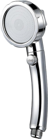 High Pressure Handheld Shower Head with ON/OFF Pause Switch 3 Spray Modes Water Saving High Pressure Shower