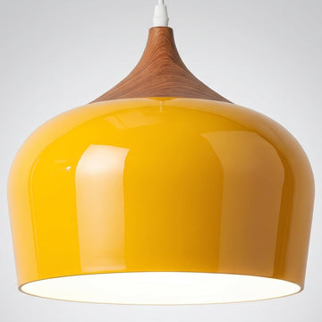 Modern Nordic Pendant Light Fixtures, Melon Yellow