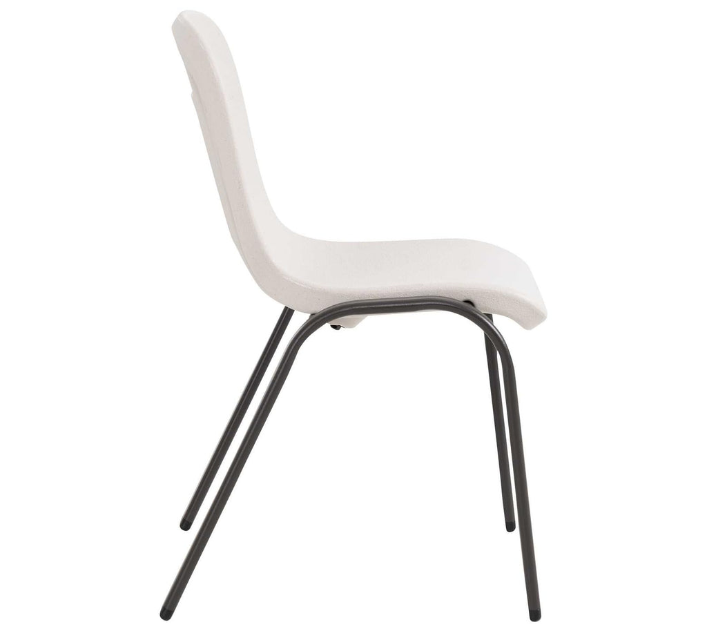 Kids Stacking Chair, Almond