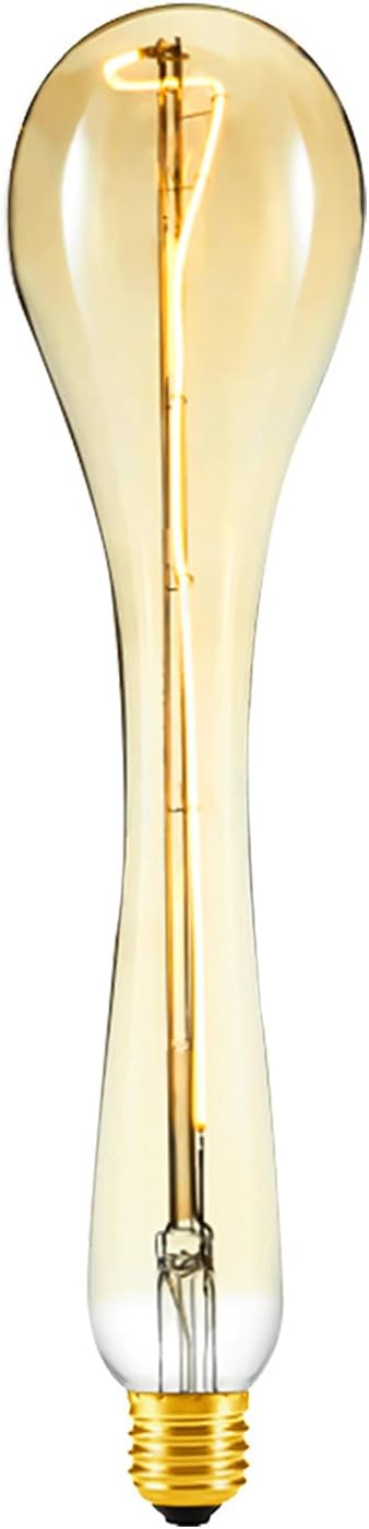 Decorative Oversized Edison Light Bulbs with E26 Base, Amber Glass, 4W Warm White 2200K, Dimmable, Large Led Filament