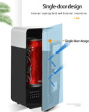 Mini Fridge for Bedroom, Portable Low Noise USB Fridge Cooler Single Can Car Refrigerator for Skincare, Beverage, Food