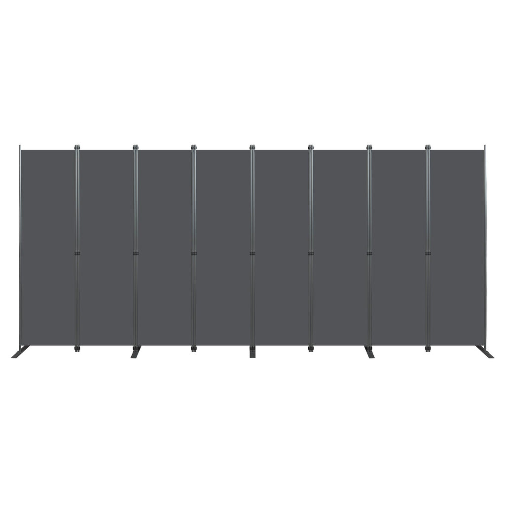 Room Divider 6FT Portable Folding Privacy Screen, 8 Panel Fabric Room Divider Extra Wide Freestanding Room Partition