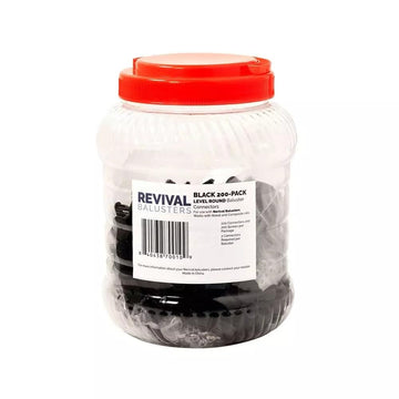 3/4-Inch Level Round Baluster Connectors, 200-Pack