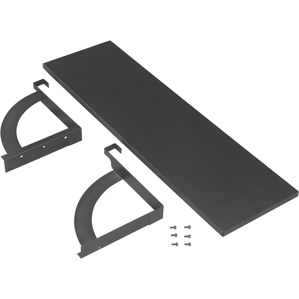 36" W Hanging Shelf, Black, for 1-3/4" Partition/Cubicle Panels