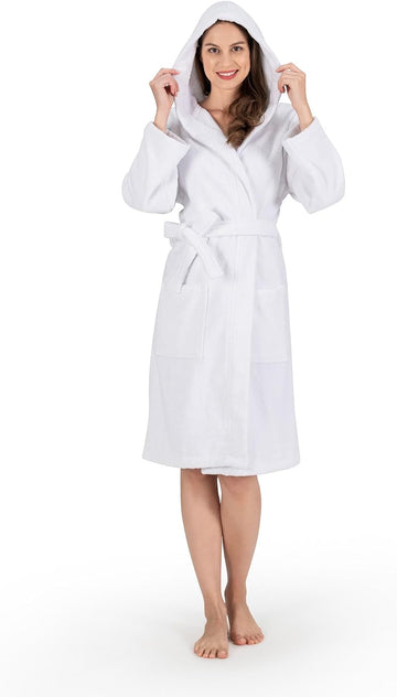 Women's Hooded Terry Bathrobe