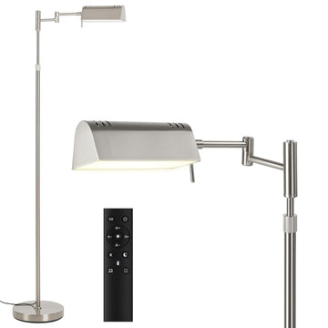 Dimmable LED Pharmacy Floor Lamps, 16W/1500LM Bright Reading Lamp
