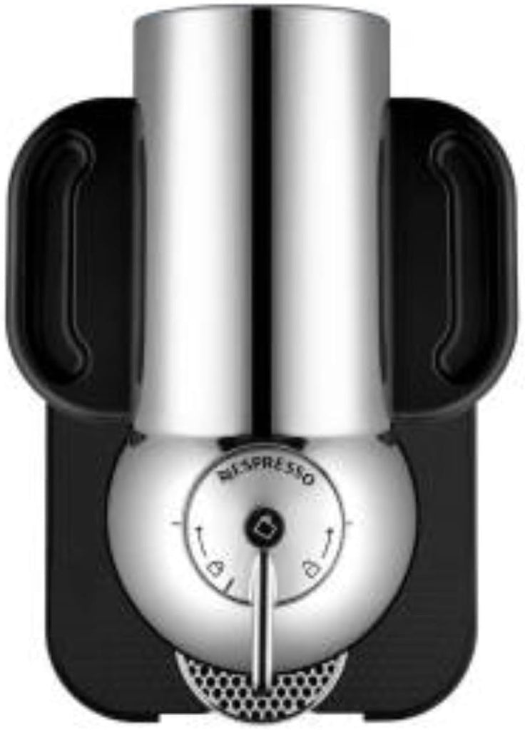 Vertuo Coffee and Espresso Maker by , Chrome with Aeroccino Milk Frother