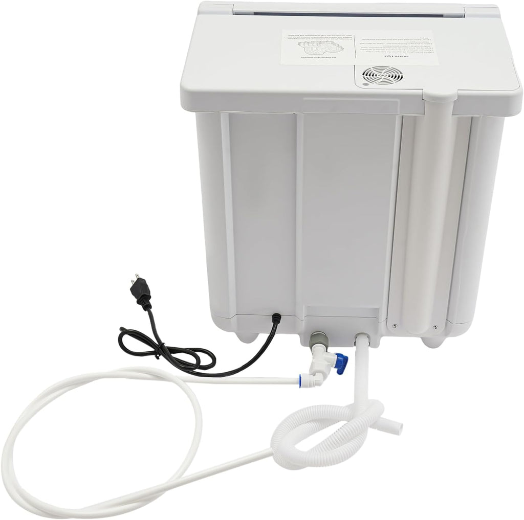 Portable Countertop Dishwasher, 1200W Mini Dishwasher with 12 Water Outlets and 360° Spraying Cleaning