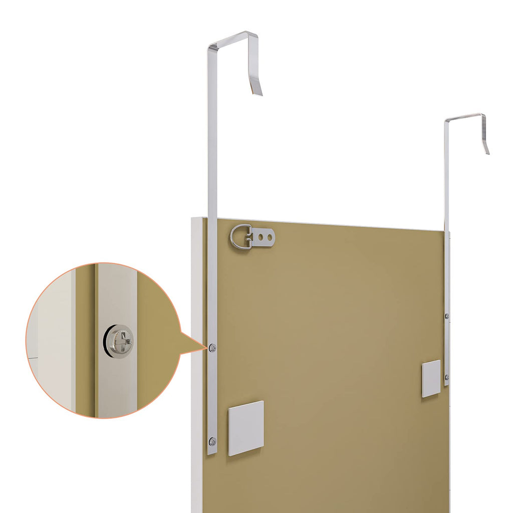 Over The Door Full Length Mirror Wall Mounted Hanging Full Body Length