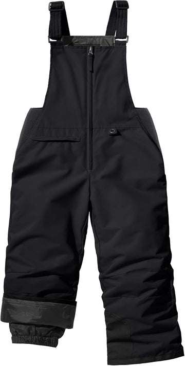 Kids Snow Bibs Unisex Waterproof Winter Ski Pants for Boys Girls