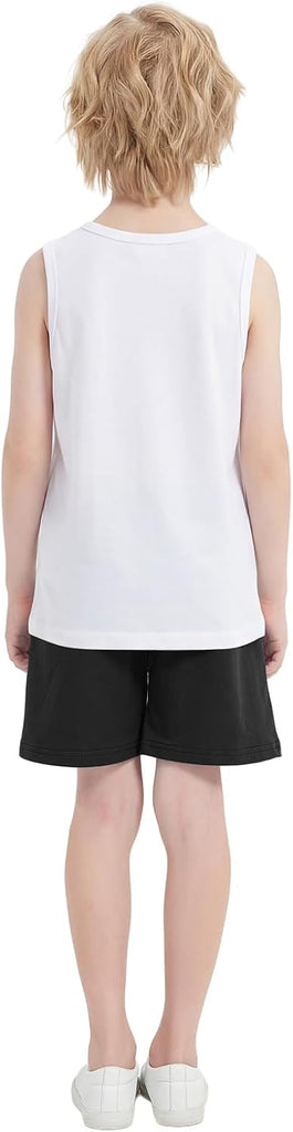 Pack French Terry Cotton Boy Shorts for Toddler with Drawstring