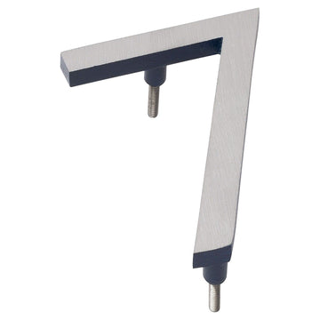 6 Inch Modern House Number, Floating House Number, Easy to Install (7, Navy Two Tone)
