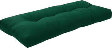 Outdoor Bench Cushion 48 x18 inch with Non-Slip Grips,Water Resistant Porch Swing Cushion,Bench Pillow Pads,Tufted