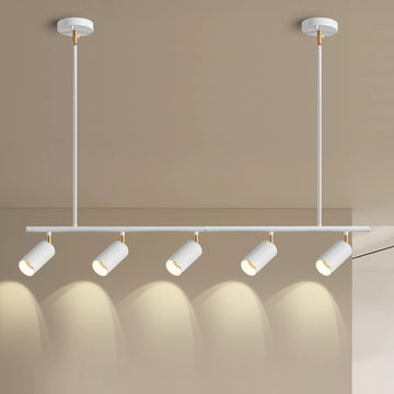 LED Track Lighting Kit White Track Light Flexibly Rotatable Light Head Modern Spot Lighting Living Room