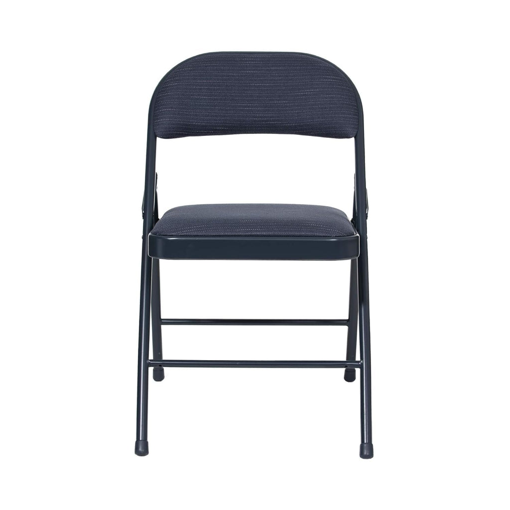 Series Premium Fabric Padded All Steel Folding Chairs, Comfort Cushioned Seat & Back for Meeting Office