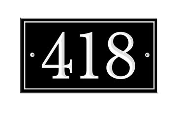 Address sign - Carved House Number plaque, Outdoor, Weatherproof, PVC