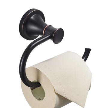 Toilet Paper Holder Wall Mount Bathroom Roll Holder Oil Rubber Bronze