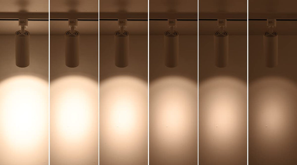 16.5W Dimmable H-Type LED Track Light, 6-Pack, 24°