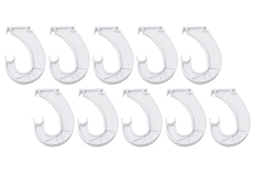 5629 Support for SuperSlide Hanging Bar, White 10 Pack