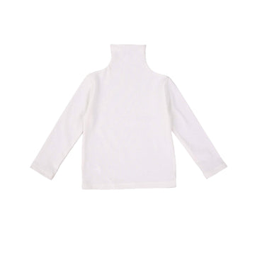 Toddler Baby Little Girls Turtleneck T Shirt Top Long Sleeve Basic Solid Color Blouse Old