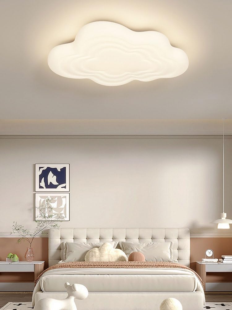 Modern LED Cloud Cartoon Flush Mount Bedroom Ceiling Light Fixtures Nordic Minimalist Star Kids Room Light Ceiling