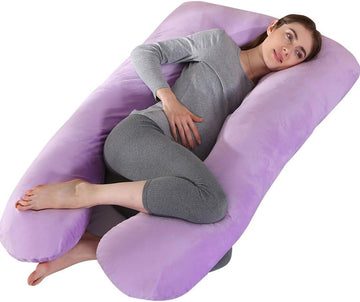 Full Body U Shaped Pillow Pregnancy, Maternity Pillow for Side Sleeping, Soft Pillow Comfortable Sleeping Support