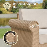 8-Piece Rattan Outdoor Patio Furniture Set for Patio, Garden & Porch