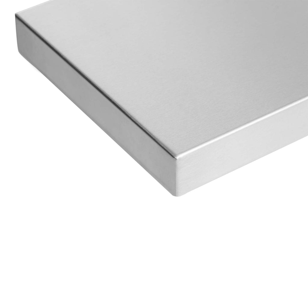 Pit Cover for 30"x6" Linear Burner Pan (33" x 9" Actual Size), Commercial Grade, Stainless Steel, Reinforced Wrapped
