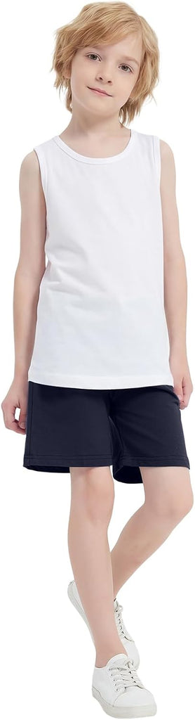 Pack French Terry Cotton Boy Shorts for Toddler with Drawstring