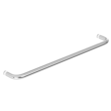 22 Inch Shower Door Handle, Single-Sided Towel Bar, Brushed Nickel