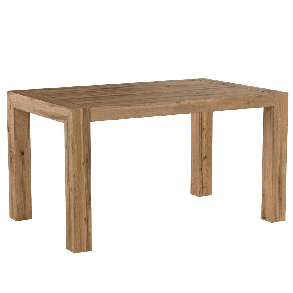 Iacopo Extendable Dining Table, 55, 1(86, 6) x35, 4 in, Rustic Oak, for 6-10 People, Expandable Dining Table, Italian