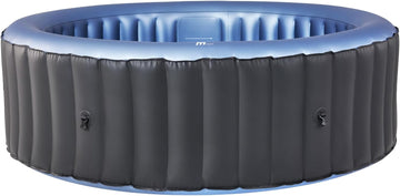 Round Inflatable Bubble Massage Spa, 4 to 6 Person Outdoor Hot Tub, Bergen