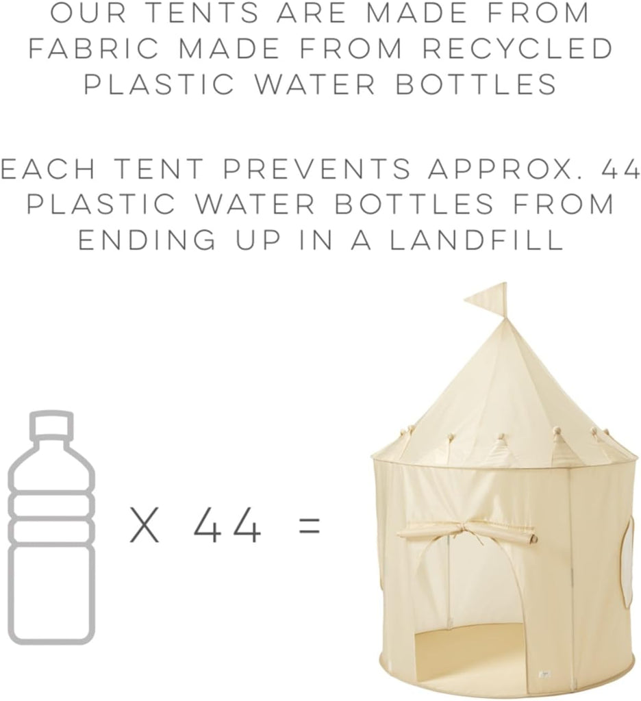 Kids Play Tent for Ages 3 to Spacious Indoor Toddler Tent with Recycled Eco-Friendly Fabric - Modern Playhouse