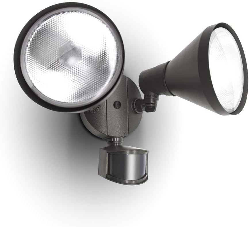 1800LM LED Motion Sensor Light Outdoor, Dual-Head Security Light, 3000K, Waterproof Exterior Flood Light , Garden
