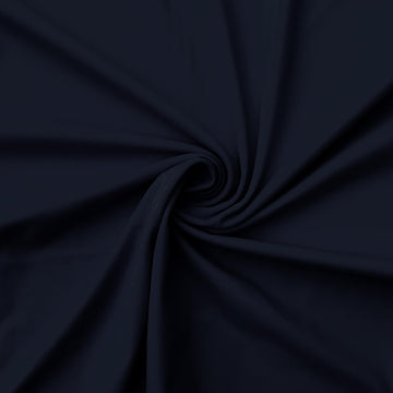 Dark Blue Nylon Spandex Fabric, Matte Swimsuit Activewear Fabric by The Yard, 80% Nylon, 20% Spandex, 4-Way Stretch