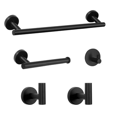 Bathroom Hardware Set SUS 304 Thicken Stainless Steel-Towel Bar Set Include 20" Towel Rod, Toilet Paper Holder