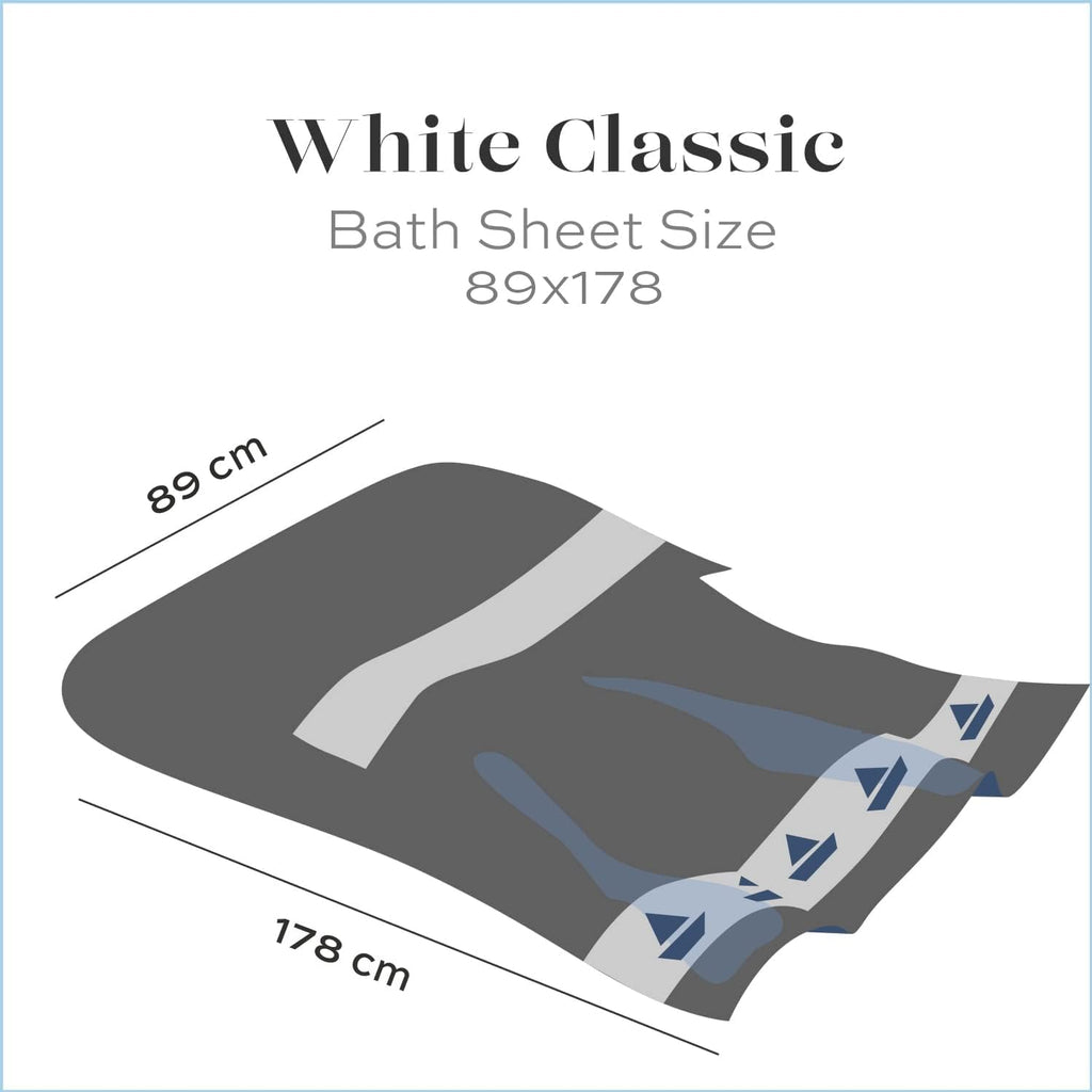 Luxury Bath Sheets Towels for Adults Extra Large 35x70 Inch - 700 GSM Turkish Cotton, Highly Absorbent | Hotel