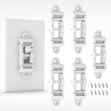 Child Proof Light Switch Cover Guard, Toggle Switch Lock, 5 Pack