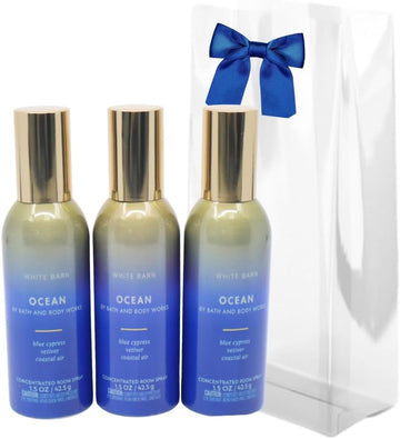 Concentrated Room Spray Gift Set with a Blue Bow for Holiday 1.5 oz - Pack of 3