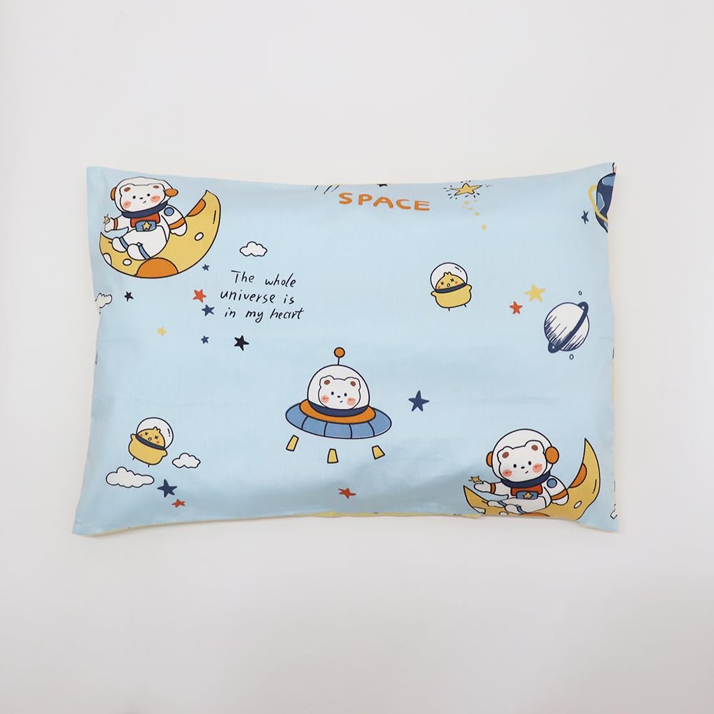 3Pcs Cotton Crib Bedding Set Duvet Cover Fitted Sheet Pillowcase