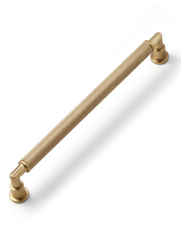 5 Pack Champagne Bronze Cabinet Pulls 7-9/16" Hole Center Knurled Drawer Pulls Bathroom Dresser Handles Hardware Bar