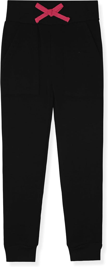 Girls Pack Jogger Set - Glitter & Foil Graphic Fleece Sweatpants for Toddlers, Little & Big Girls