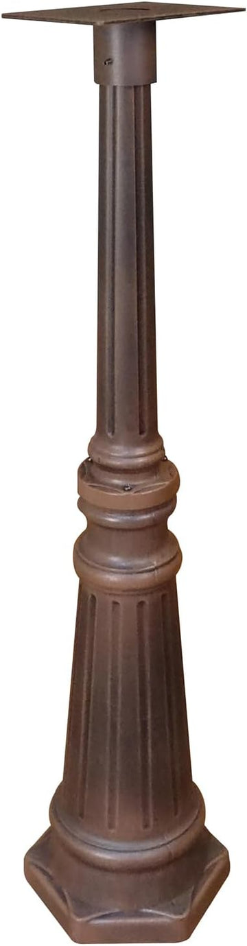 Tacoma Mailbox Post - Copper Cast Aluminum Post for Curbside Mailbox