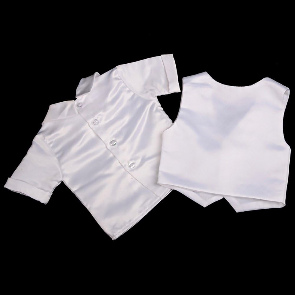 Infant Baby Boys Christening Satin Suit Set