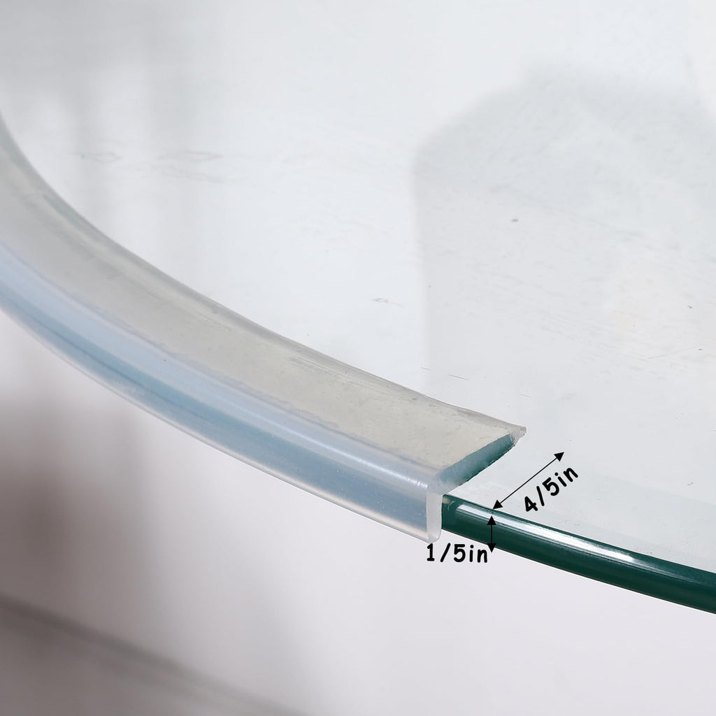 100% Silicone Clear Edge Protector Baby Proofing Furniture Guard, 3FT