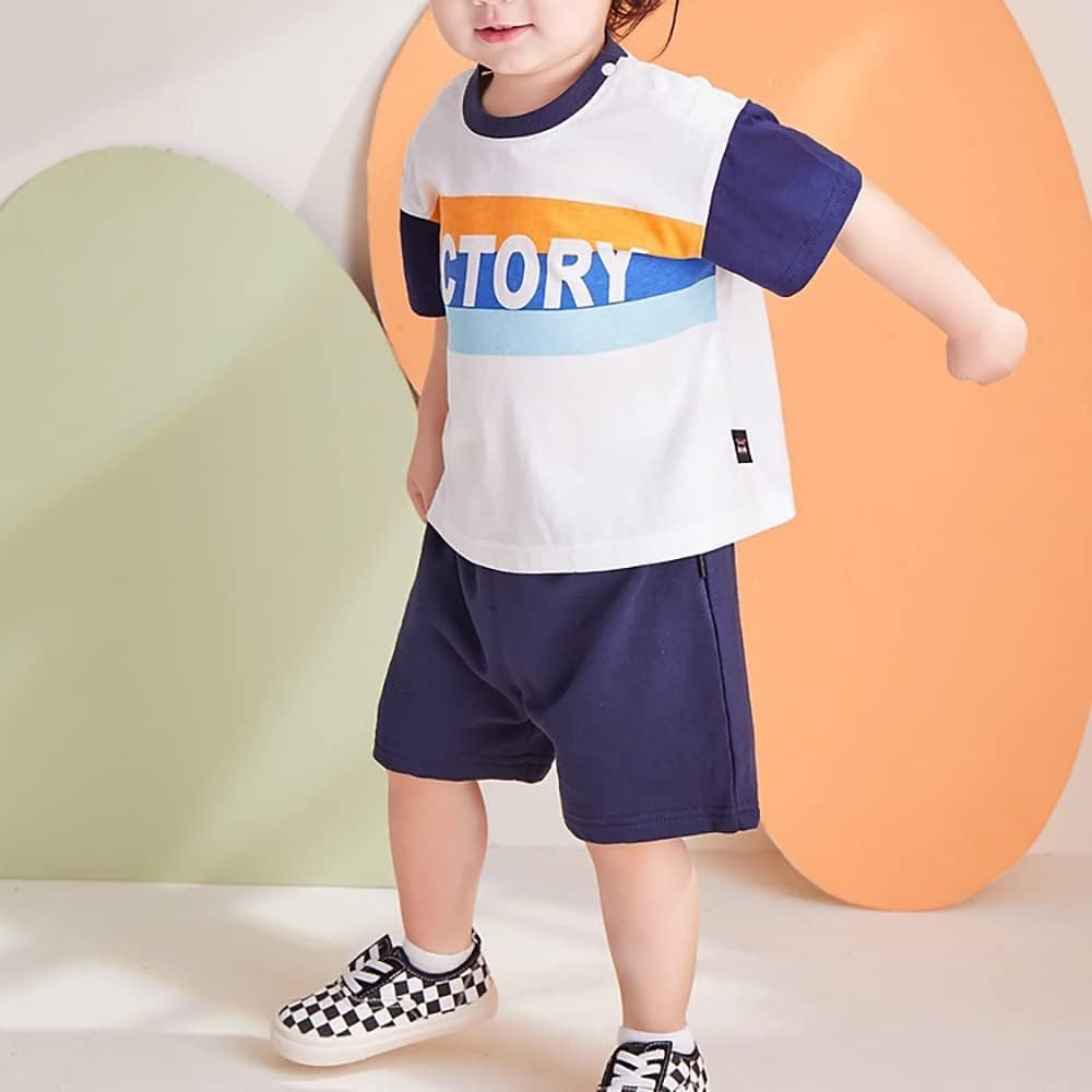 Toddler Baby Boy Shorts Summer Clothes Littler Kids Boys Short Pants with Elastic Waist Pull On Cotton Shorts