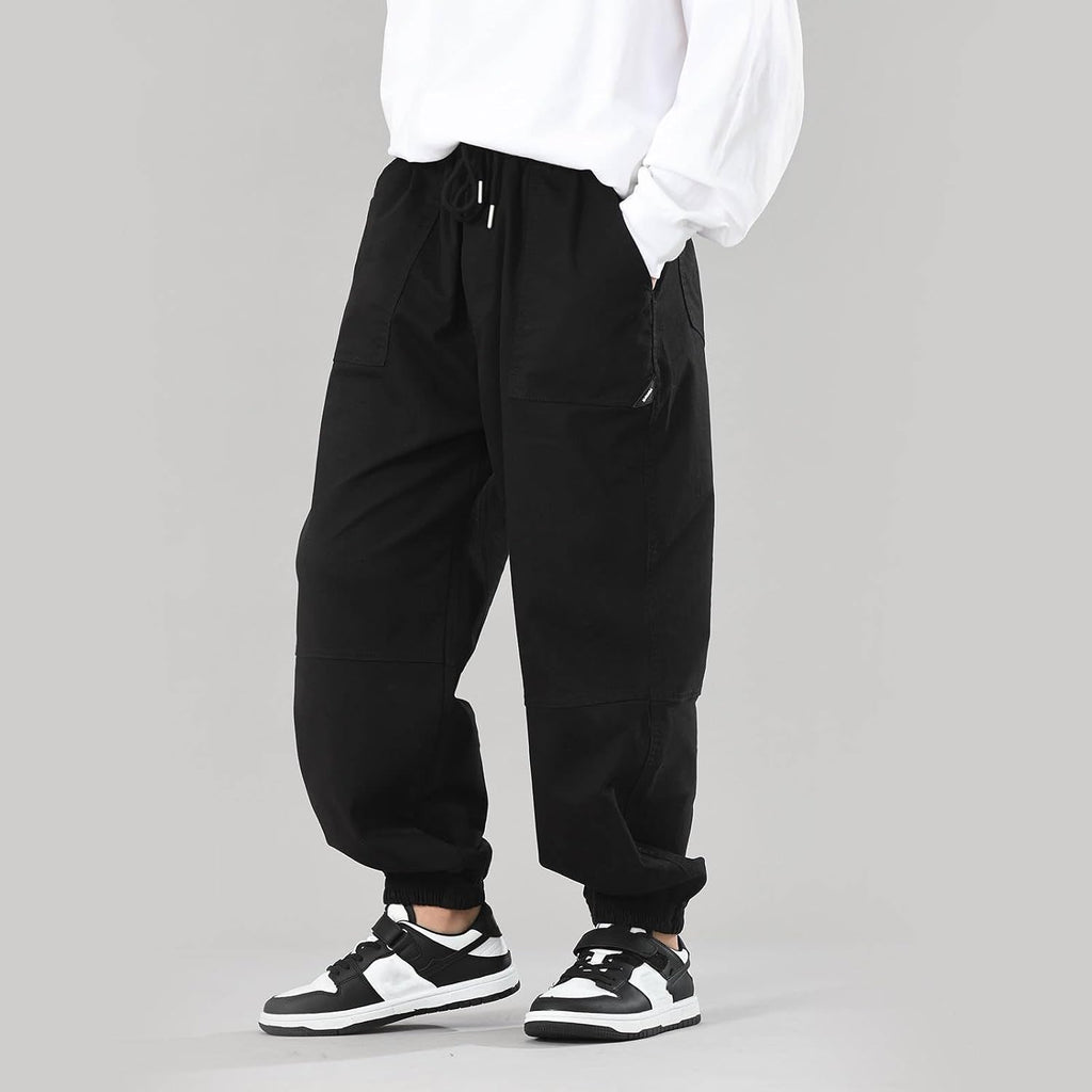 Boys Stretch Pull On Jogger Pants,Twill Chino Pants for Kids
