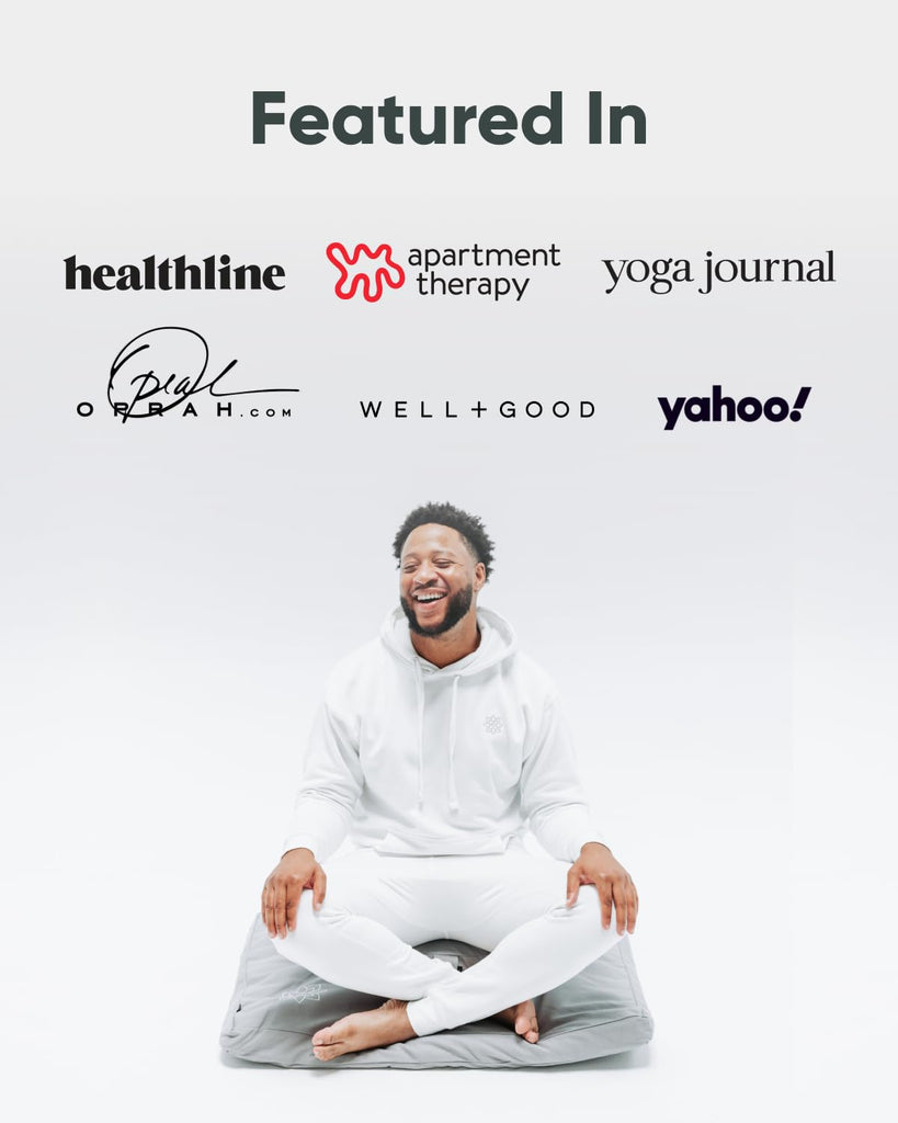 Zabuton Meditation Mat - Cotton Filled Yoga and Meditation Pad - Zabuton Meditation Cushion for Kneeling and Sitting